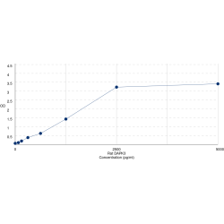 Graph showing standard OD data for Rat Death Associated Protein Kinase 3 (DAPK3) 
