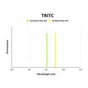 Fluorescence emission spectra of TRITC.