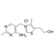 Chemical structure of unconjugated Vitamin B1.