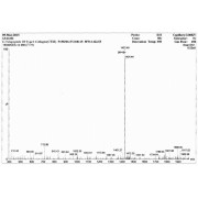 Mass spectrometry analysis of Human CTXI.