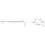 Chemical structure of 4-Arm PEG-Biotin.