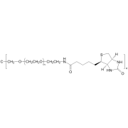 Chemical structure of 4-Arm PEG-Biotin.