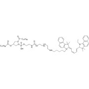 Chemical structure of DSPE-PEG-CY5.5.