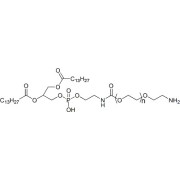 Chemical structure of DMPE-PEG-NH2.