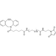 Chemical structure of DBCO-PEG-Mal.