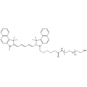 Chemical structure of CY5.5-PEG-SH.