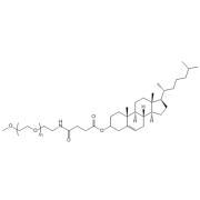 Chemical structure of mPEG-Cholesterol.