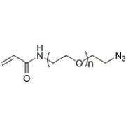 Chemical structure of ACA-PEG-N3.