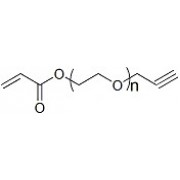 Chemical structure of AC-PEG-Alkyne.