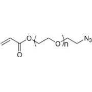 Chemical structure of AC-PEG-N3.