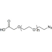 Chemical structure of COOH-PEG-N3.