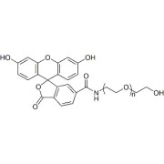 Chemical structure of FITC-PEG-OH.