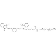 Chemical structure of Cy7-PEG-NH2.