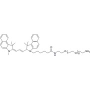 Chemical structure of Cy3.5-PEG-NH2.