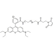 Chemical structure of RB-PEG-Mal.