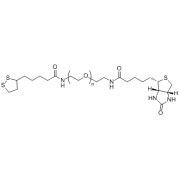 Chemical structure of LA-PEG-Biotin.