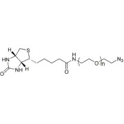Chemical structure of N3-PEG-Biotin.