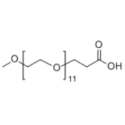 Chemical structure of mPEG11-COOH.
