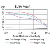 Fig. 1. Black line: Control Antigen (100 ng); Purple line: Antigen(10ng); Blue line: Antigen (50 ng); Red line: Antigen (100 ng)