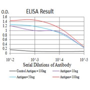 Fig. 1. Figure 1:Black line: Control Antigen (100 ng)Purple line: Antigen (10ng); Blue line: Antigen (50 ng); Red line:Antigen (100 ng)