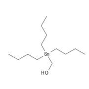 Chemical structure of (tributylstannyl)Methanol.