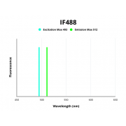 Fluorescence emission spectra of IF488.