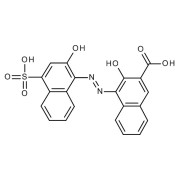 Chemical structure of Calconcarboxylic Acid.