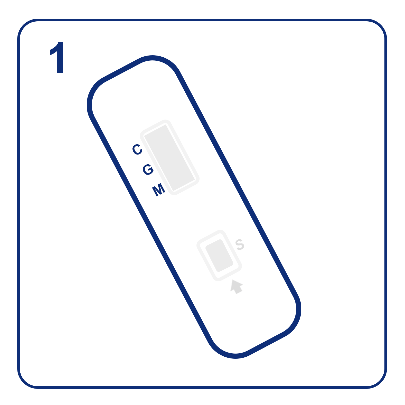 Place the cassette on a level surface at room temperature (15-25°C, 59-77°F)
