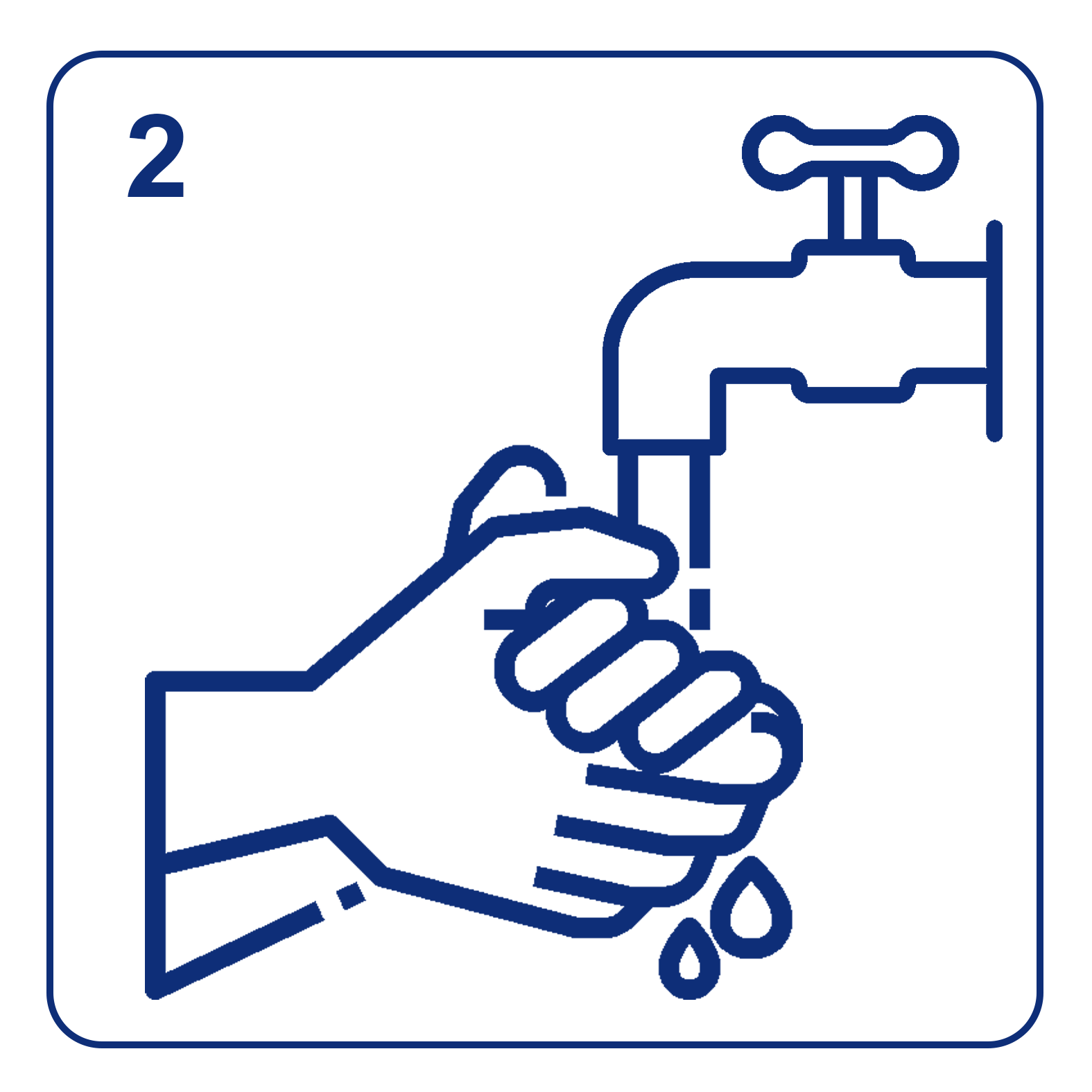 Wash hands thoroughly with soap and water to ensure fingertips are clean and dry.